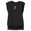 Women's Flowy Muscle Tee With Rolled Cuffs Thumbnail