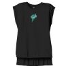 Women's Flowy Muscle Tee With Rolled Cuffs Thumbnail