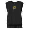 Women's Flowy Muscle Tee With Rolled Cuffs Thumbnail