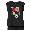 Women's Flowy Muscle Tee With Rolled Cuffs Thumbnail