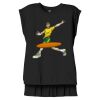 Women's Flowy Muscle Tee With Rolled Cuffs Thumbnail
