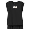 Women's Flowy Muscle Tee With Rolled Cuffs Thumbnail