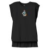 Women's Flowy Muscle Tee With Rolled Cuffs Thumbnail