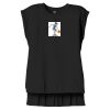 Women's Flowy Muscle Tee With Rolled Cuffs Thumbnail