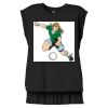 Women's Flowy Muscle Tee With Rolled Cuffs Thumbnail