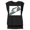 Women's Flowy Muscle Tee With Rolled Cuffs Thumbnail
