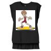 Women's Flowy Muscle Tee With Rolled Cuffs Thumbnail