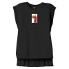 Women's Flowy Muscle Tee With Rolled Cuffs Thumbnail