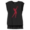Women's Flowy Muscle Tee With Rolled Cuffs Thumbnail
