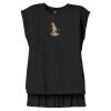 Women's Flowy Muscle Tee With Rolled Cuffs Thumbnail