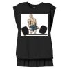 Women's Flowy Muscle Tee With Rolled Cuffs Thumbnail