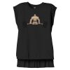 Women's Flowy Muscle Tee With Rolled Cuffs Thumbnail