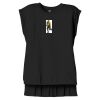 Women's Flowy Muscle Tee With Rolled Cuffs Thumbnail