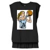 Women's Flowy Muscle Tee With Rolled Cuffs Thumbnail