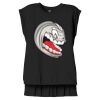 Women's Flowy Muscle Tee With Rolled Cuffs Thumbnail