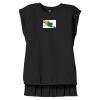 Women's Flowy Muscle Tee With Rolled Cuffs Thumbnail
