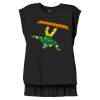 Women's Flowy Muscle Tee With Rolled Cuffs Thumbnail