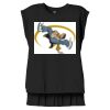 Women's Flowy Muscle Tee With Rolled Cuffs Thumbnail