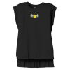 Women's Flowy Muscle Tee With Rolled Cuffs Thumbnail