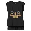 Women's Flowy Muscle Tee With Rolled Cuffs Thumbnail
