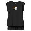 Women's Flowy Muscle Tee With Rolled Cuffs Thumbnail