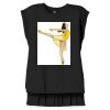 Women's Flowy Muscle Tee With Rolled Cuffs Thumbnail