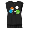 Women's Flowy Muscle Tee With Rolled Cuffs Thumbnail