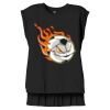 Women's Flowy Muscle Tee With Rolled Cuffs Thumbnail