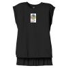 Women's Flowy Muscle Tee With Rolled Cuffs Thumbnail