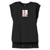 Women's Flowy Muscle Tee With Rolled Cuffs Thumbnail