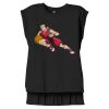 Women's Flowy Muscle Tee With Rolled Cuffs Thumbnail