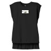 Women's Flowy Muscle Tee With Rolled Cuffs Thumbnail