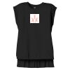 Women's Flowy Muscle Tee With Rolled Cuffs Thumbnail