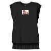 Women's Flowy Muscle Tee With Rolled Cuffs Thumbnail