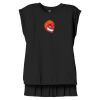 Women's Flowy Muscle Tee With Rolled Cuffs Thumbnail
