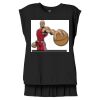 Women's Flowy Muscle Tee With Rolled Cuffs Thumbnail