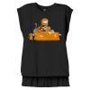 Women's Flowy Muscle Tee With Rolled Cuffs Thumbnail