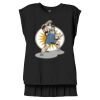 Women's Flowy Muscle Tee With Rolled Cuffs Thumbnail