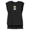 Women's Flowy Muscle Tee With Rolled Cuffs Thumbnail