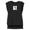 Women's Flowy Muscle Tee With Rolled Cuffs Thumbnail