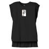 Women's Flowy Muscle Tee With Rolled Cuffs Thumbnail