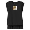 Women's Flowy Muscle Tee With Rolled Cuffs Thumbnail