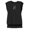 Women's Flowy Muscle Tee With Rolled Cuffs Thumbnail