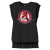 Women's Flowy Muscle Tee With Rolled Cuffs Thumbnail