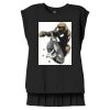 Women's Flowy Muscle Tee With Rolled Cuffs Thumbnail