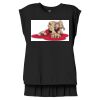 Women's Flowy Muscle Tee With Rolled Cuffs Thumbnail