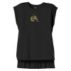 Women's Flowy Muscle Tee With Rolled Cuffs Thumbnail