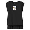 Women's Flowy Muscle Tee With Rolled Cuffs Thumbnail