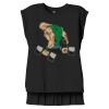 Women's Flowy Muscle Tee With Rolled Cuffs Thumbnail
