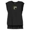 Women's Flowy Muscle Tee With Rolled Cuffs Thumbnail